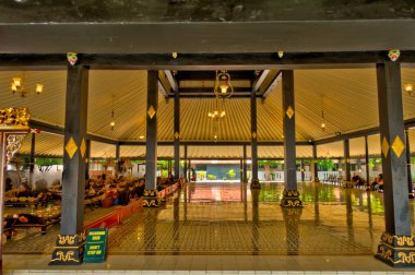 YOGYAKARTA, INDONESIA - APRIL 2019: Kraton Palace in sunny weather