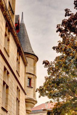 Paris, France - May 2019 : Hotel de Sens in the Marais district