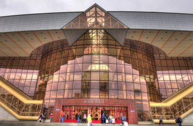 MINSK, BELARUS - SEPTEMBER 2017: City center in summertime