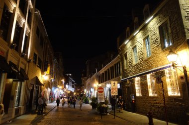 MONTREAL, CANADA - SEPTEMBER 2017 : Cityscape by night