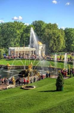 St. Petersburg, Russia in the historical park Peterhof.