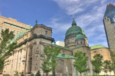 MONTREAL, QC, CANADA - SEPTEMBER 2017: Historical center in sunny weather, HDR Image 