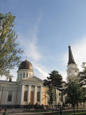 ODESSA, UKRAINE - JULY 2013: Historical center in summertime