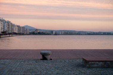 Thessaloniki, Greece beautiful view and atmosphere, sunset