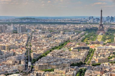 Paris landmarks from the Montparnasse Tower