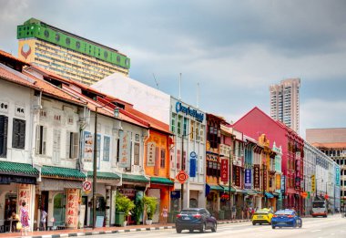 Singapore - March 2019 : Historical buildings in Joo Chiat Road