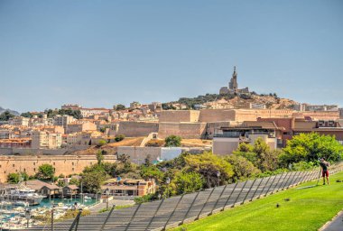 Marseilles, France - March 2022: Corniche view, HDR image