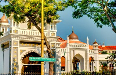 Penang, Malaysia - March 2019 : Historical center in springtime