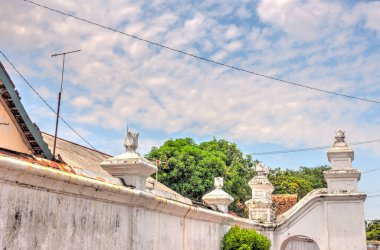 YOGYAKARTA, INDONESIA - APRIL 2019: Kraton Palace in sunny weather