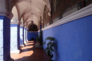 AREQUIPA, PERU - APRIL 2018 : Historical center in Arequipa