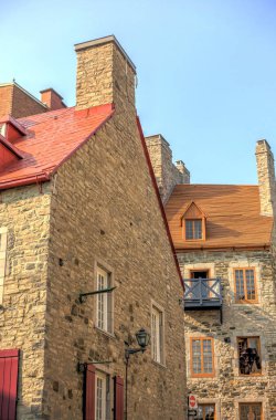 Quebec City, QC, Canada - September 2017 : Historical center view, HDR Image