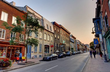 Quebec City, QC, Canada - September 2017 : Historical center view, HDR Image