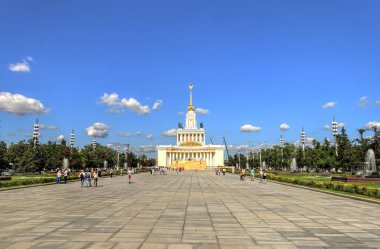 MOSCOW, RUSSIA - AUGUST 2018: Historical center in sunny weather, HDR image