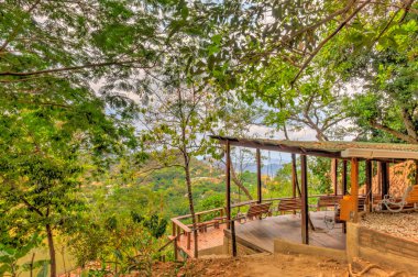 Santa Marta, Colombia - April 2019 : Quinta de San Pedro Alejandrino and Bolivar memorial