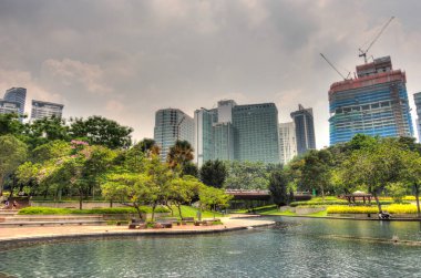 Kuala Lumpur, Malaysia - March 2019 : Historical center, HDR image