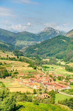 beautiful landscape  in Cantabria, northern Spain