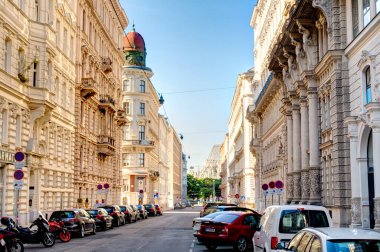Vienna, Austria - July 2019 : Historical center in sunny weather