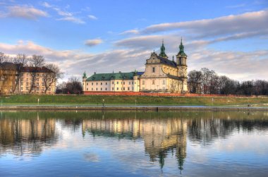 Krakow, Poland - August 2021: Historical center in sunny weather