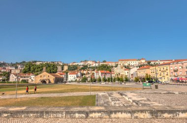 Coimbra, Portugal - July 2019 : Historical center in sunny weather
