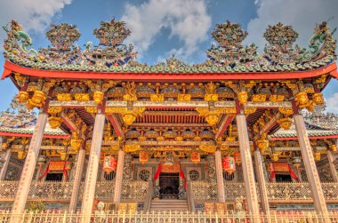 Penang, Malaysia - March 2019 : Historical center in springtime