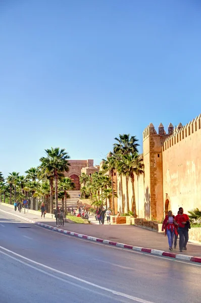 Rabat Morocco January 2015 Historical Center Wintertime — Stockfoto