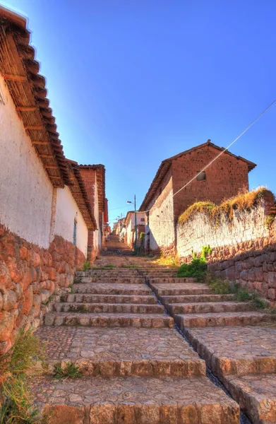 Cusco Peru April 2018 Historical Center Sunny Weather Hdr Image — Photo