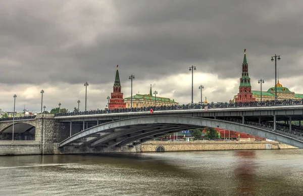 Москва Россия Августа 2018 Исторический Центр Облачную Погоду — стоковое фото