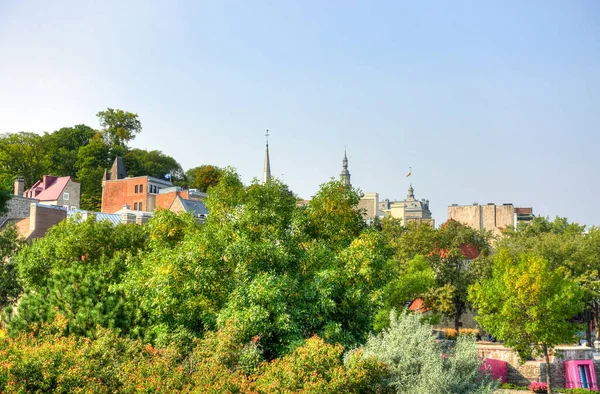 Quebec City Canada September 2017 Historical Center View Hdr Image — 스톡 사진