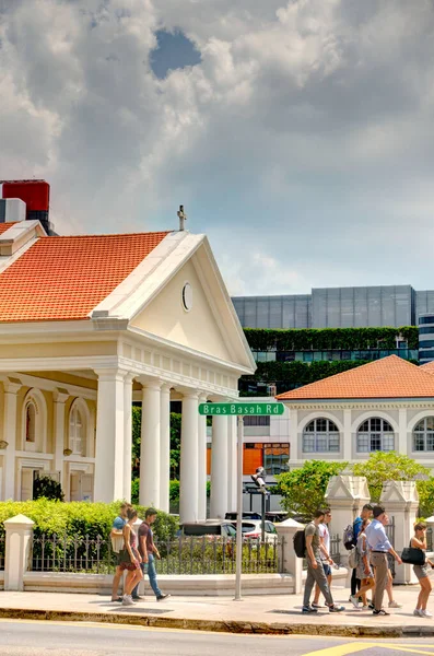 Singapore March 2019 City Center Cloudy Weather — Stock Photo, Image