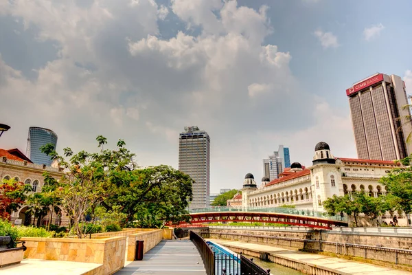 Куала Лумпур Малайзия Март 2019 Года Исторический Центр Hdr Изображение — стоковое фото