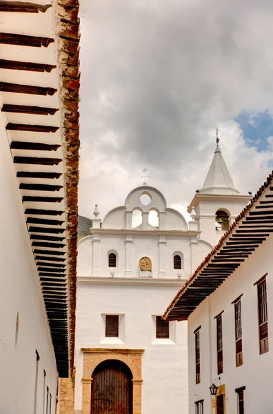 Villa Leyva Colombia May 2019 Picturesque Colonial Village Cloudy Weather — Stockfoto