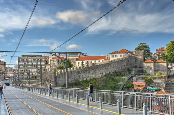 Porto Portugal June 2021 Historical Center Summer Hdr Image — стокове фото