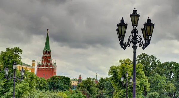 Moscow Russia August 2018 Historical Center Cloudy Weather — Zdjęcie stockowe