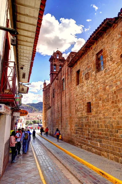 Cusco Peru April 2018 Historical Center Sunny Weather — Stock Fotó