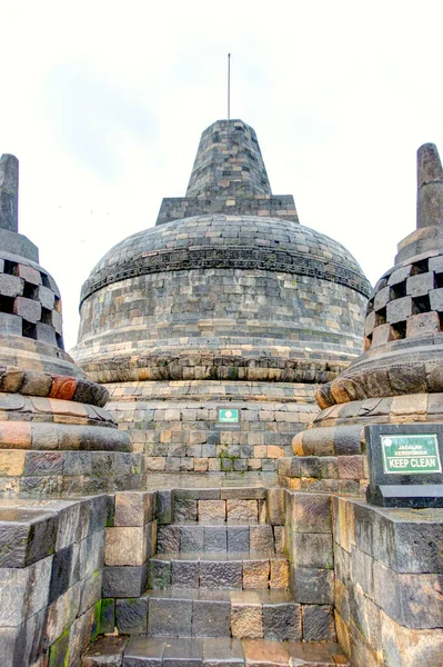 Chrám Borobudur Java Indonésie — Stock fotografie