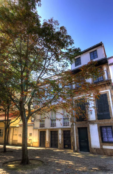 Beautiful Architecture Old Town Coruna Galicia Spain — Zdjęcie stockowe
