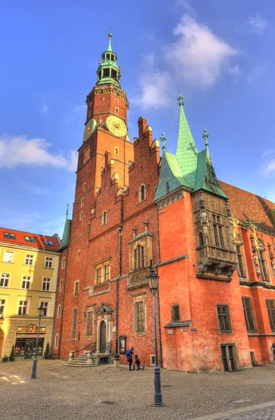 Wroclaw Poland August 2021 Historical Center Summertime —  Fotos de Stock