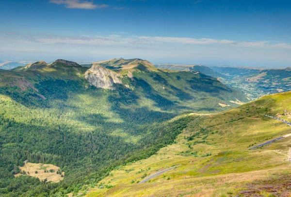 Beautiful Landscape Auvergne Historical Region France — Stok fotoğraf
