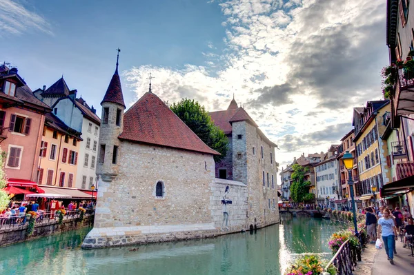 Annecy France August 2019 Historical Center Summertime — 图库照片