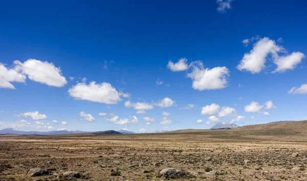 Scenic View Altiplano Landscape Peru — Stockfoto