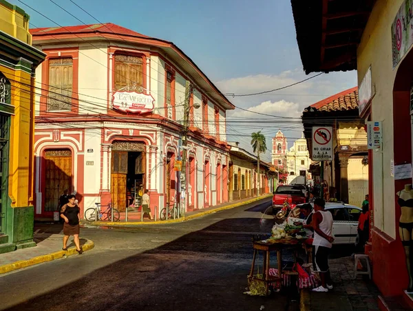 Leon Nicaragua January 2016 Historical Center View Hdr Image — Foto de Stock