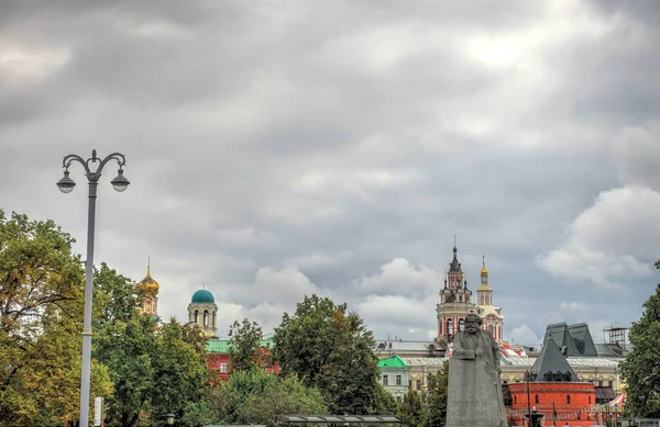 Moscow Russia August 2018 Historical Center Cloudy Weather — Fotografia de Stock