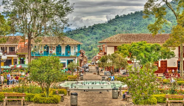 Hdr Image Made Jardin Antioquia Colombia —  Fotos de Stock