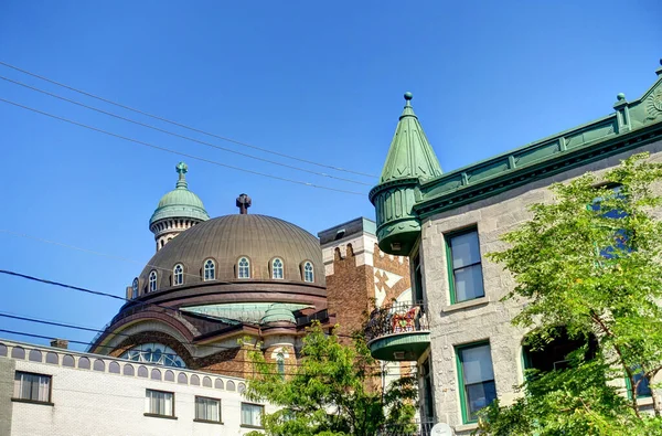 Montreal Canada September 2017 Historical Center Sunny Weather Hdr Image — Fotografia de Stock