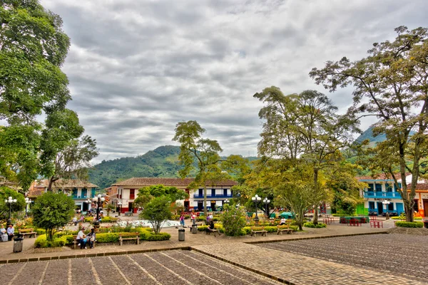 Hdr Image Made Jardin Antioquia Colombia — Stockfoto