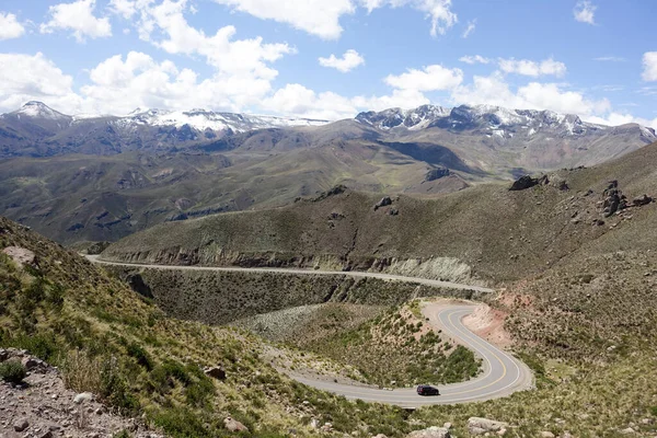 Scenic View Altiplano Landscape Peru — Fotografia de Stock