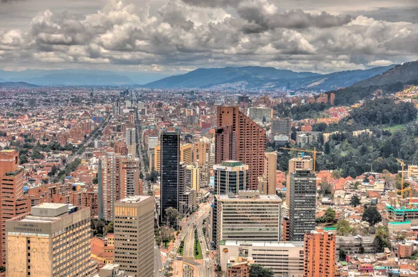 Bogota Colombia April 2019 Cityscape Cloudy Weather — Photo