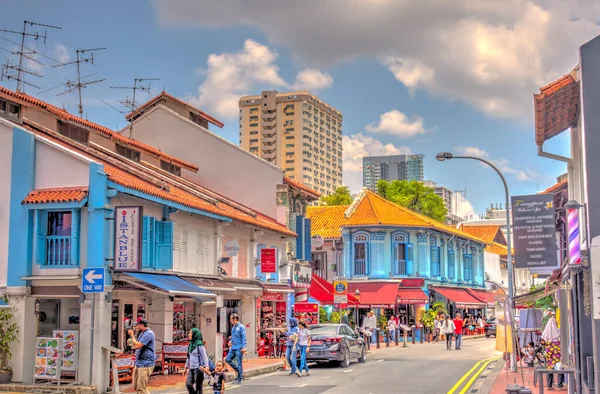 Singapore March 2019 Historical Buildings Joo Chiat Road — 图库照片