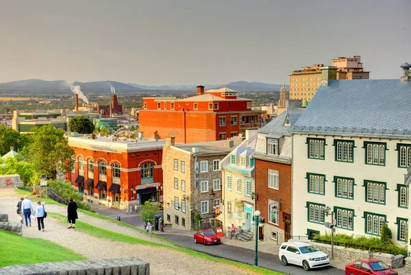 Quebec City Canada September 2017 Historical Center View Hdr Image — Fotografia de Stock