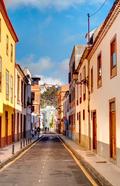Santa Cruz de la Palma, Spain - March 2020 : Historical center in cloudy weather